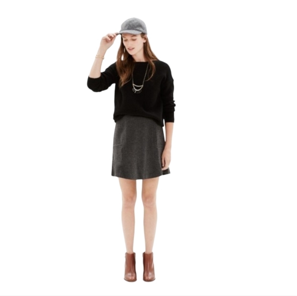 Madewell Boulevard Wool Skirt Size 10